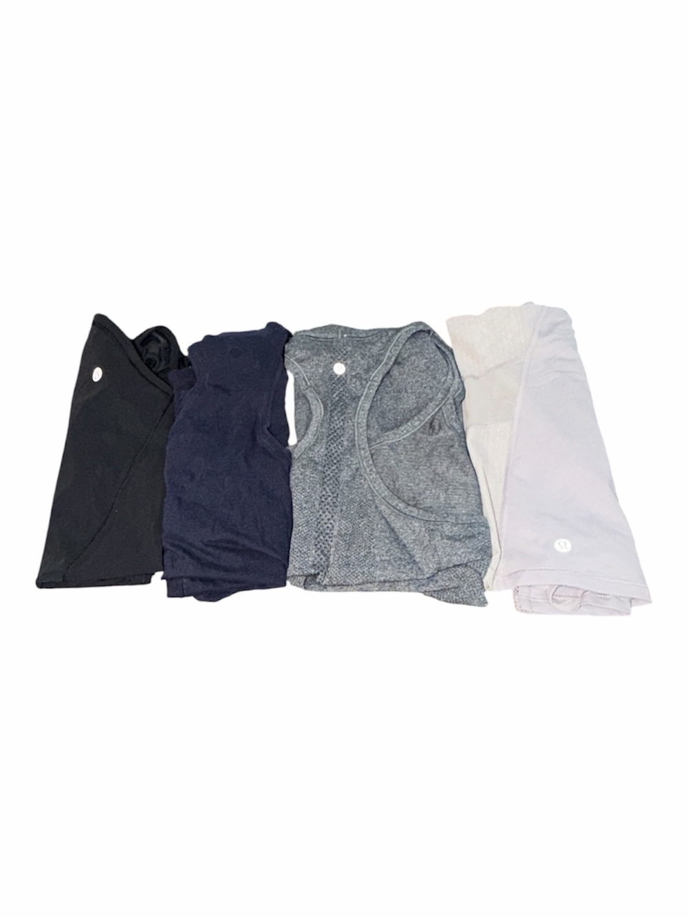 Lululemon Tank Top Bundle Lot of 4 Black Grey Navy Lavender